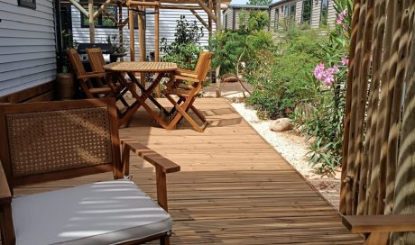 Quartier Prestige Garden au Camping les Jardins d'Agathe Cap d'Agde