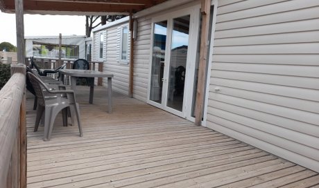Mobil home XL Premium 4 chambres climatisé 40m² au Cap d'Agde