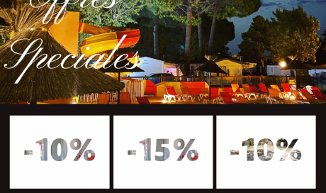 Nos offres spéciales au Camping les Jardins d'Agathe Cap d'Agde!