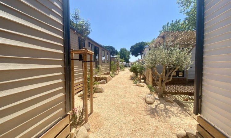 Nouveau quartier prestige Garden au Camping les Jardins d'Agathe Cap d'Agde!