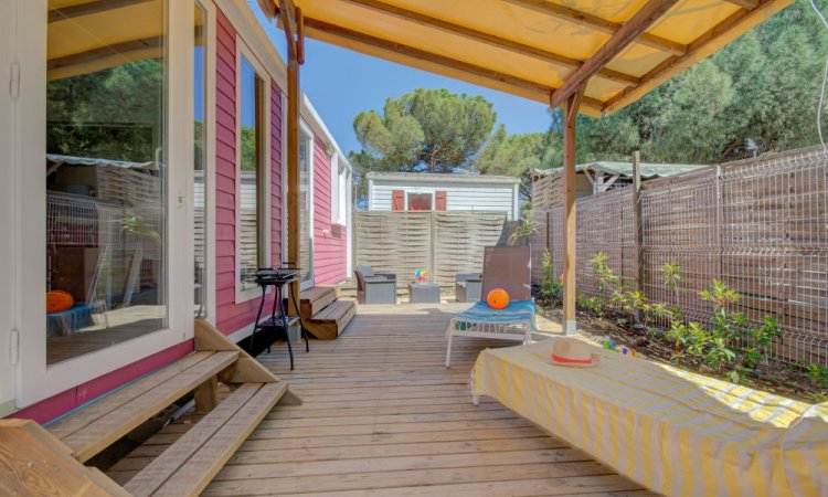 Mobil home XL Premium 3 chambres 2 salles de bain climatisé 40m² au Cap d'Agde